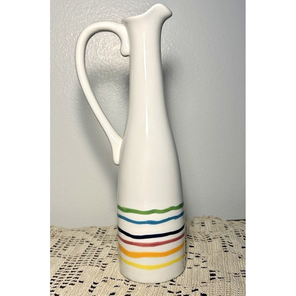 Pfaltzgraff Vintage Flourish Striped Oil Jar
